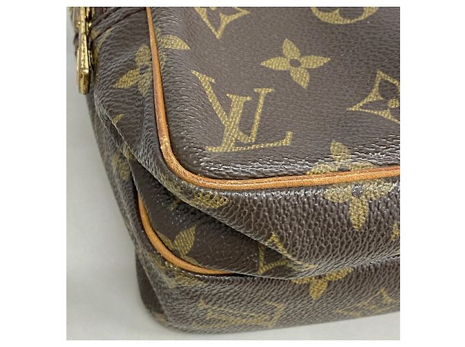 Borsa a tracolla Louis Vuitton Monogram Mini Amazon Marrone - vista 6