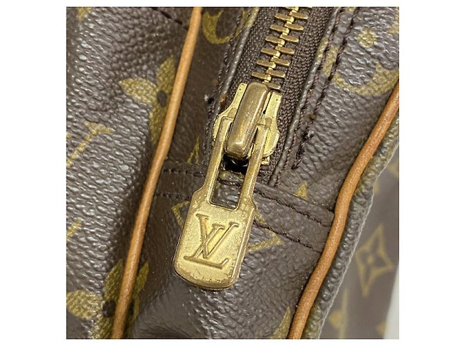 Borsa a tracolla Louis Vuitton Monogram Mini Amazon Marrone - vista 8