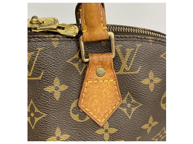 Louis Vuitton Alma Monogram Handtasche M51130 Braun - Ansicht 9