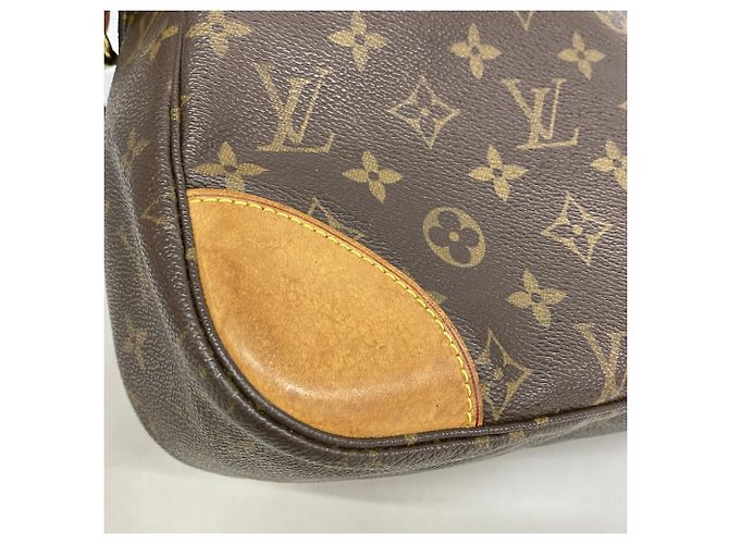 Borsa a tracolla Louis Vuitton Monogram Boulogne 30 Marrone - vista 10