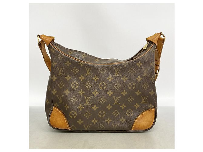 Borsa a tracolla Louis Vuitton Monogram Boulogne 30 Marrone - vista 11