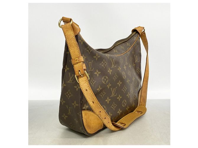 Borsa a tracolla Louis Vuitton Monogram Boulogne 30 Marrone - vista 2