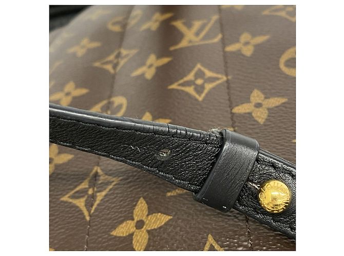 Zaino Louis Vuitton Monogram Palm Springs PM Marrone - vista 7
