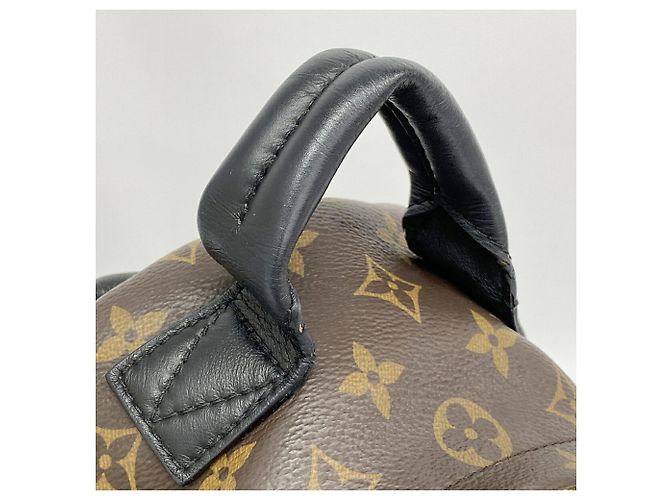 Zaino Louis Vuitton Monogram Palm Springs PM Marrone - vista 8