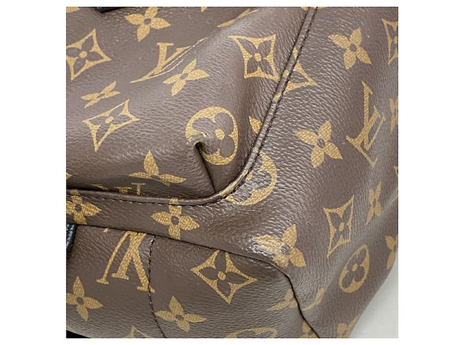 Zaino Louis Vuitton Monogram Palm Springs PM Marrone - vista 9
