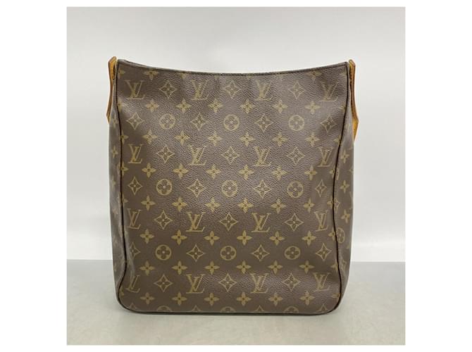 Borsa a tracolla Louis Vuitton Monogram Looping GM Marrone - vista 10