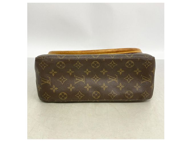 Borsa a tracolla Louis Vuitton Monogram Looping GM Marrone - vista 3