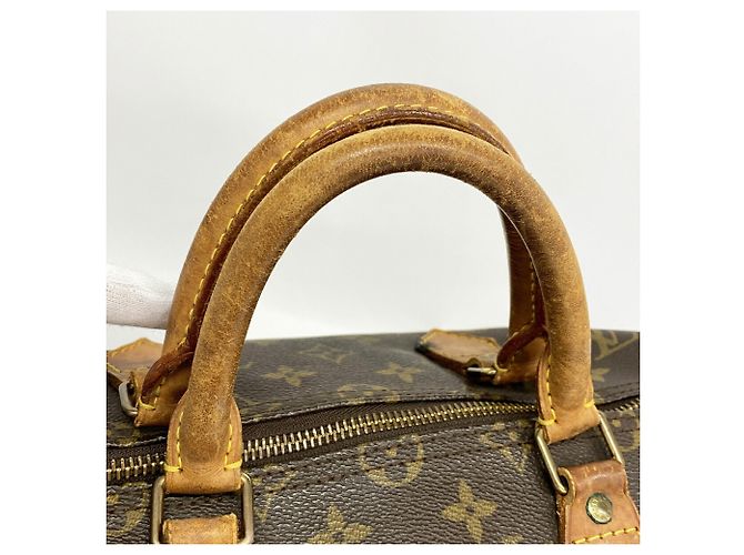 Borsa Louis Vuitton Monogram Speedy 35 Marrone - vista 10