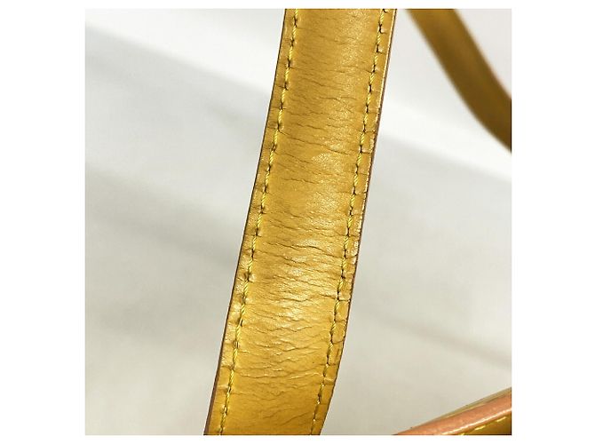 Borsa a tracolla Louis Vuitton Epi Saint Jacques Giallo - vista 9