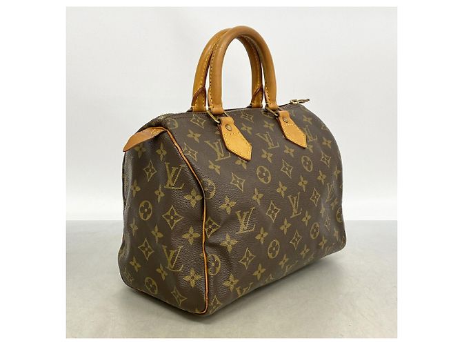 Borsa Louis Vuitton Monogram Speedy 25 Marrone - vista 2