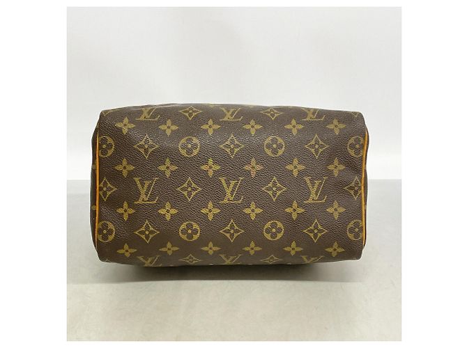 Borsa Louis Vuitton Monogram Speedy 25 Marrone - vista 3