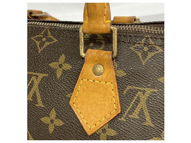 Borsa Louis Vuitton Monogram Speedy 25 Marrone - vista 9