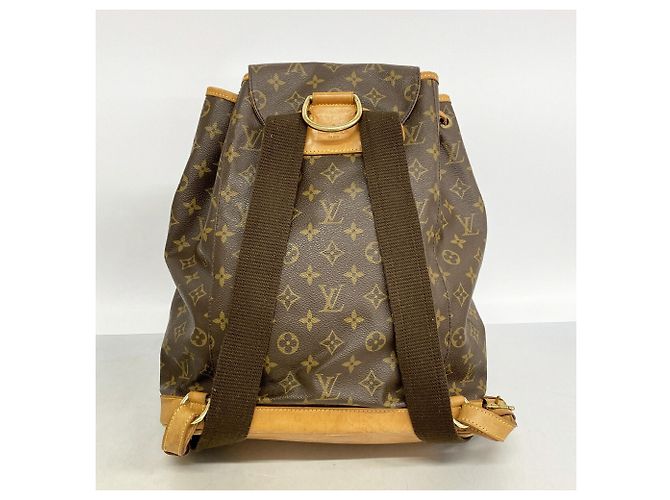Zaino Louis Vuitton Monogram Montsouris GM Marrone - vista 12