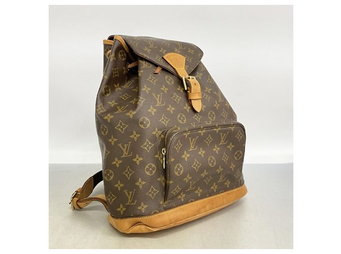 Zaino Louis Vuitton Monogram Montsouris GM Marrone - vista 2