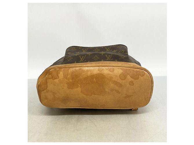 Zaino Louis Vuitton Monogram Montsouris GM Marrone - vista 3