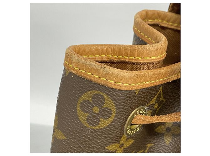 Zaino Louis Vuitton Monogram Montsouris GM Marrone - vista 7