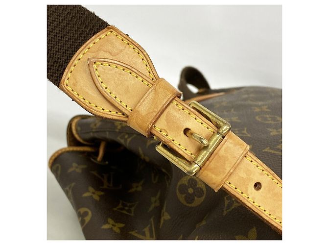 Zaino Louis Vuitton Monogram Montsouris GM Marrone - vista 9