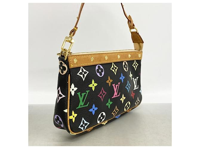 Louis Vuitton Monogram Multicolor Pochette Accessoires Nero - vista 2