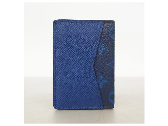 Organizer Louis Vuitton Taigarama Cobalt Card Case Blu - vista 7