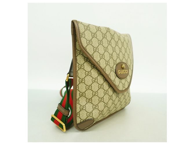 Borsa a tracolla Gucci GG Supreme Beige - vista 2