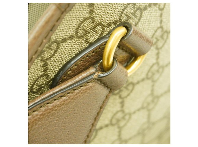 Borsa a tracolla Gucci GG Supreme Beige - vista 7