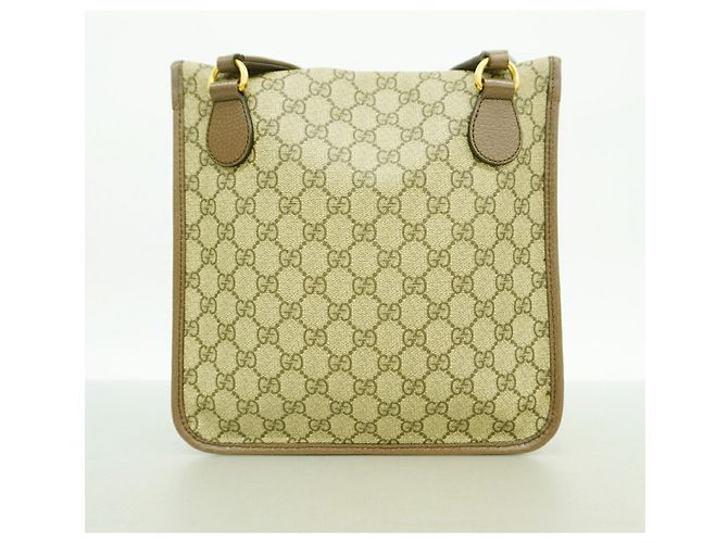 Borsa a tracolla Gucci GG Supreme Beige - vista 8