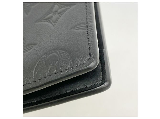 Louis Vuitton Monogram Shadow Bill Wallet Black - view 6