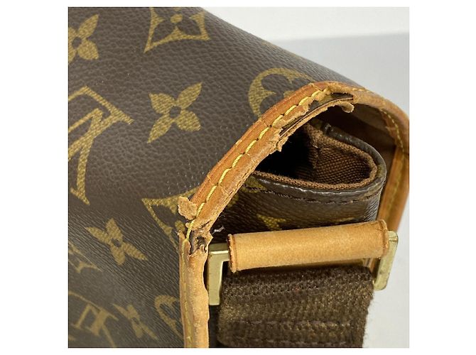 Borsa a tracolla Louis Vuitton Monogram Bosphore PM Marrone - vista 6