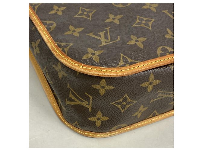 Borsa a tracolla Louis Vuitton Monogram Bosphore PM Marrone - vista 8