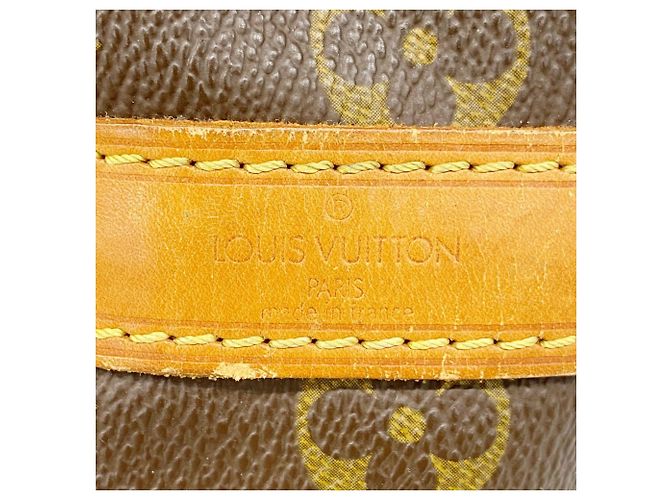 Noe Borsa a tracolla Louis Vuitton Monogram Petit Noé Marrone - vista 5