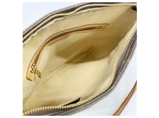 Borsa a tracolla Louis Vuitton Monogram Looping GM Marrone - vista 4