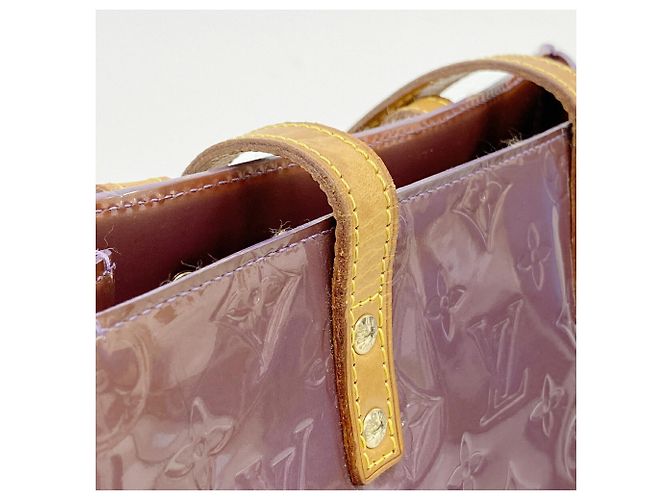 Borsa Tote Louis Vuitton Vernis Lead MM Porpora - vista 10