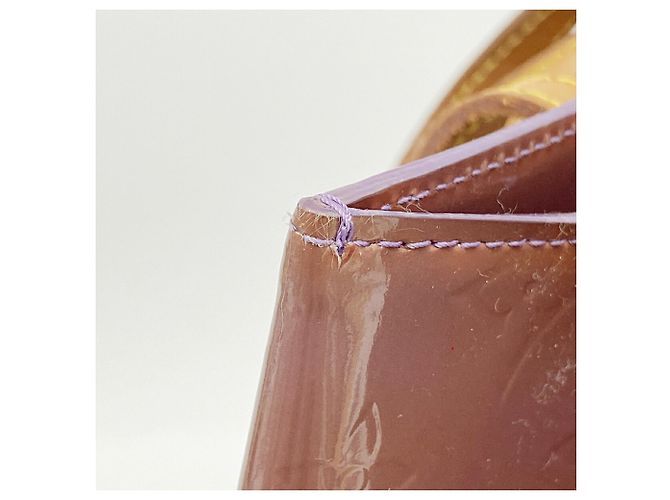 Borsa Tote Louis Vuitton Vernis Lead MM Porpora - vista 7