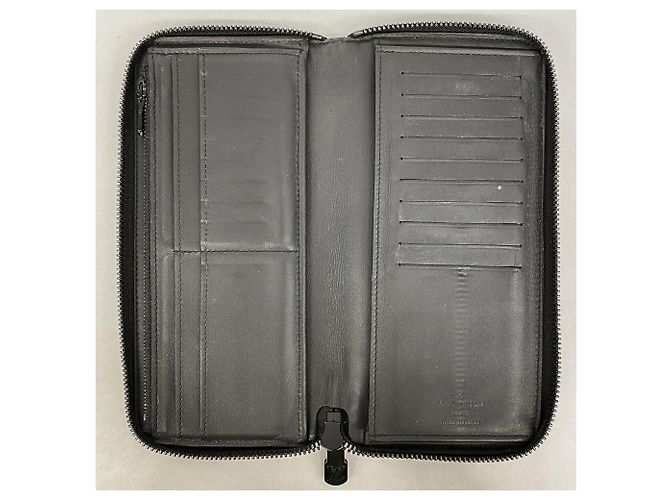 Louis Vuitton Monogram Shadow Zippy Wallet Black - view 3
