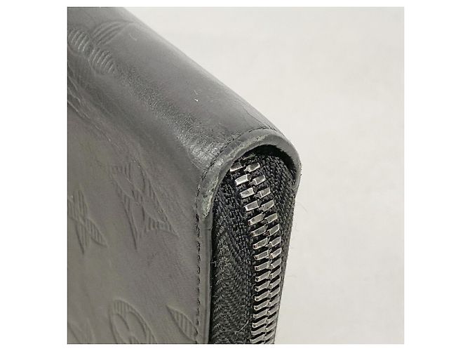 Louis Vuitton Monogram Shadow Zippy Wallet Black - view 5