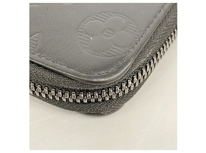Louis Vuitton Monogram Shadow Zippy Wallet Black - view 7