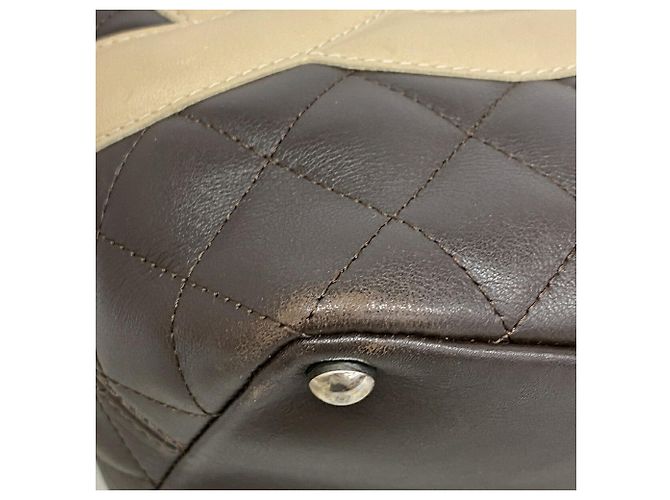 Chanel Cambon Tote Bag aus Lammleder Braun - Ansicht 7