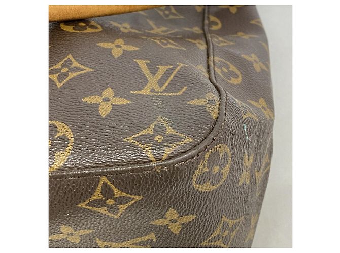 Borsa a tracolla Louis Vuitton Monogram Looping GM Marrone - vista 8