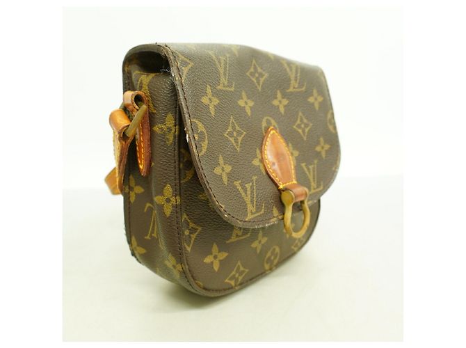 Borsa a tracolla Louis Vuitton Monogram Mini Saint Cloud Marrone - vista 2