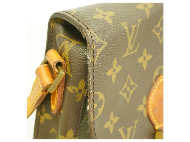 Borsa a tracolla Louis Vuitton Monogram Mini Saint Cloud Marrone - vista 7