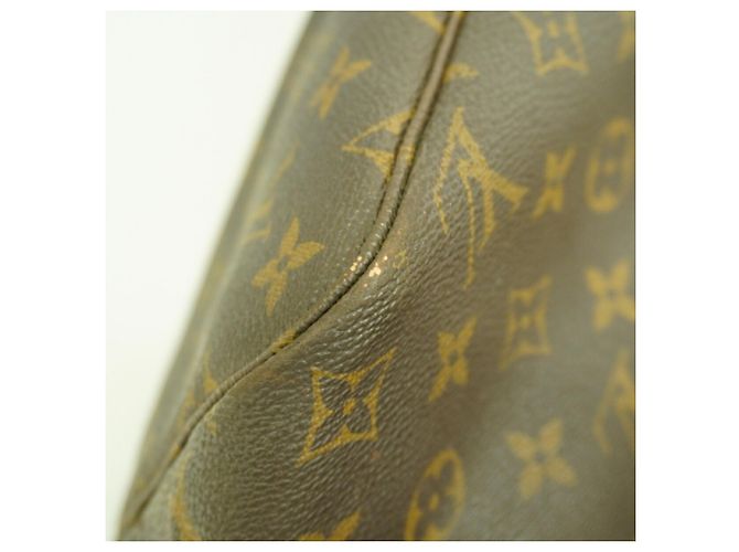 Borsa Tote Louis Vuitton Monogram Neverfull MM Marrone - vista 11