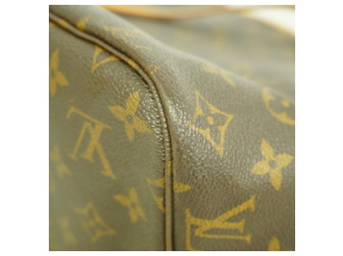 Borsa Tote Louis Vuitton Monogram Neverfull MM Marrone - vista 12