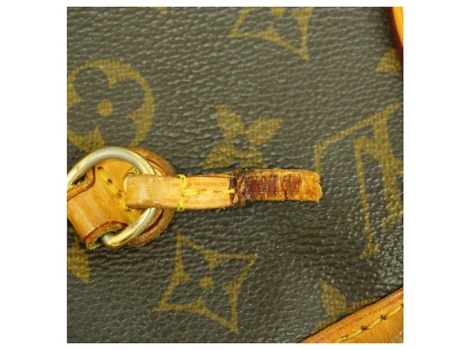 Borsa Tote Louis Vuitton Monogram Neverfull MM Marrone - vista 13