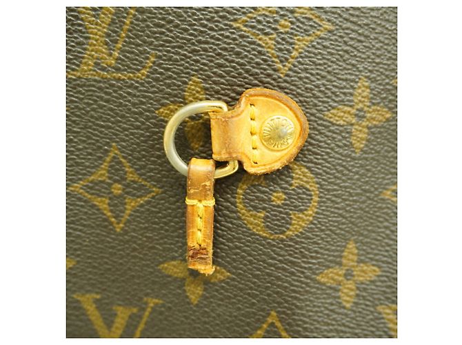 Borsa Tote Louis Vuitton Monogram Neverfull MM Marrone - vista 6