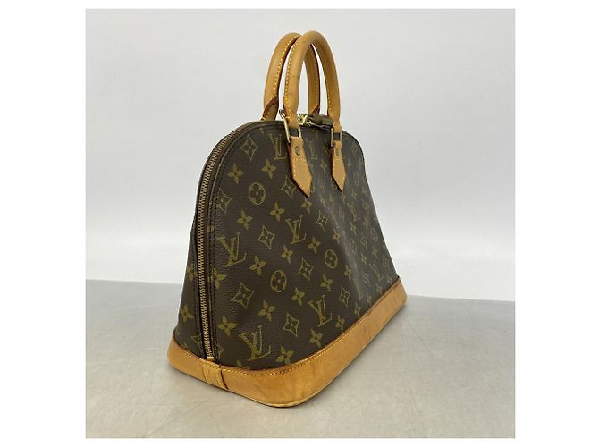 Borsa Louis Vuitton Monogram Alma M51130 Marrone - vista 2