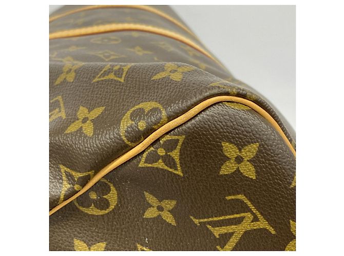 Louis Vuitton Boston Monogram Keepall Bandoulière 55 Marrone - vista 10