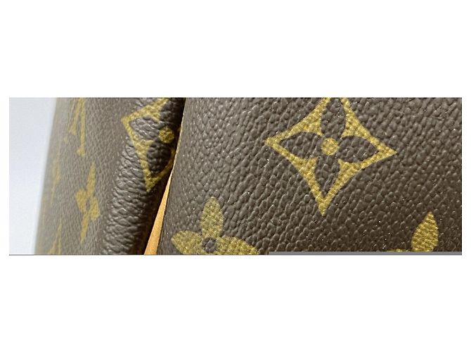 Louis Vuitton Boston Monogram Keepall Bandoulière 55 Marrone - vista 5