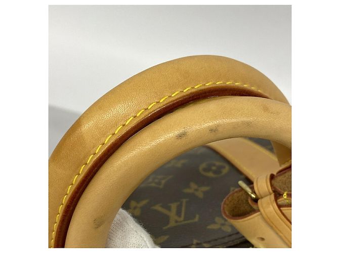 Louis Vuitton Boston Monogram Keepall Bandoulière 55 Marrone - vista 8