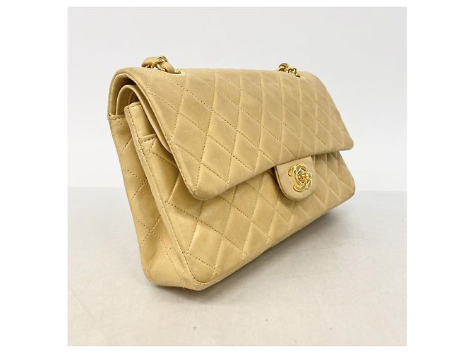 Chanel Matelassé Schultertasche Beige - Ansicht 2