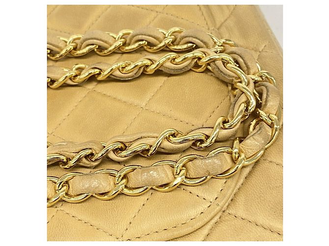 Chanel Matelassé Schultertasche Beige - Ansicht 8